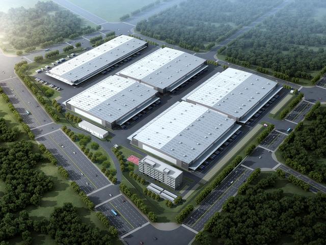 (图：苏宁海南澄迈智慧电商产业园鸟瞰图)